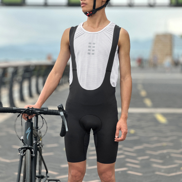 WOSAWE High Elasticity Padded Seamless Men's Cycling Bib Shorts