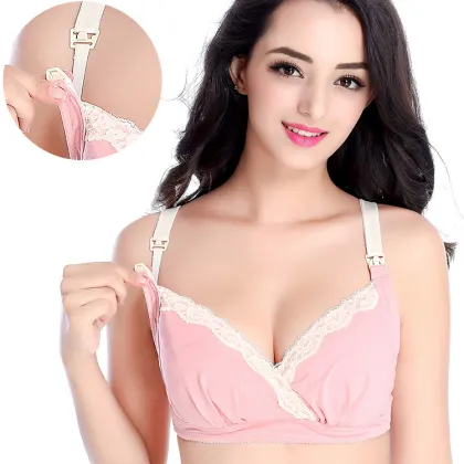 Adjustable Side Closure Maternity Nursing Bra for Pregnant and Breastfeeding Women
