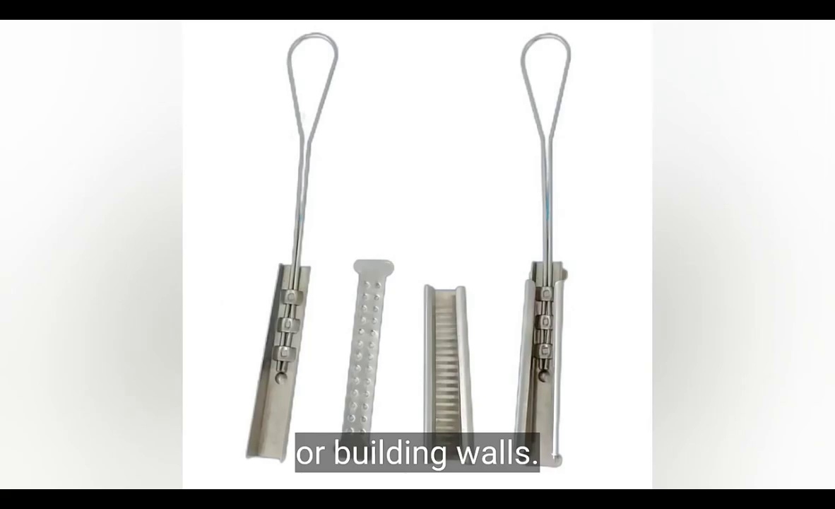 Durable 201 Stainless Steel Wire Rope Tension Clamp for Optical Fiber