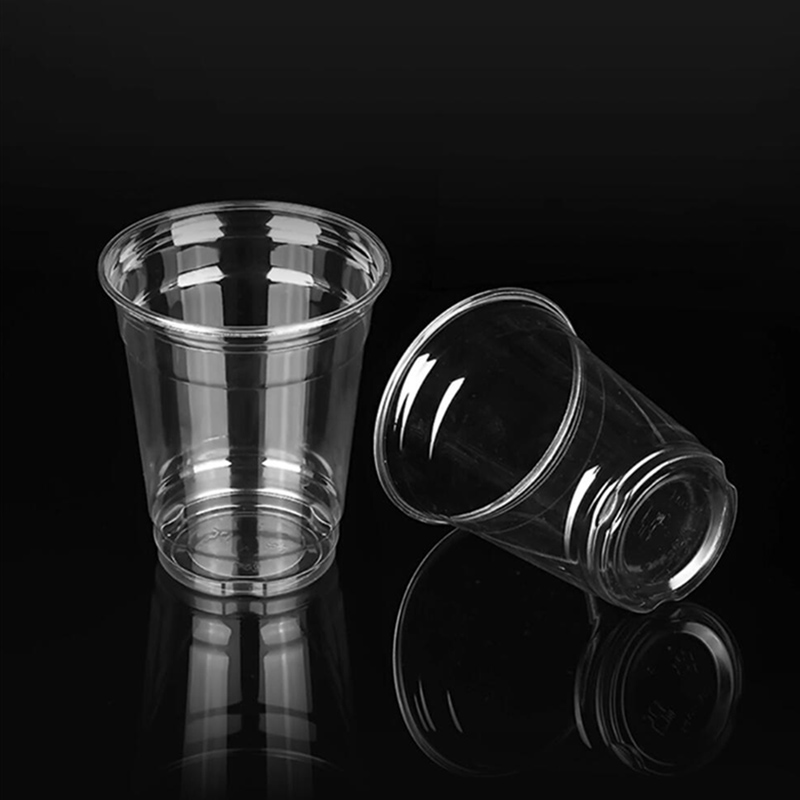 100% Biodegradable Disposable Plastic CPLA Flat Cup