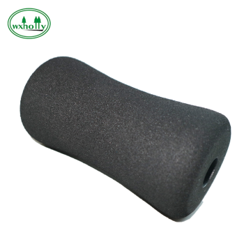 Natural Anti Slip spatula rubber foam wooden handle