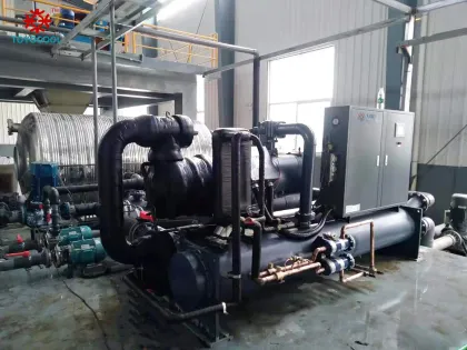 Water Cooled Screw Industrial Chiller Super cooling