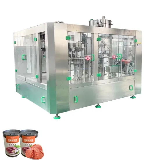 Canned Cat Food Minced Fish Seaming and Labeling Machine