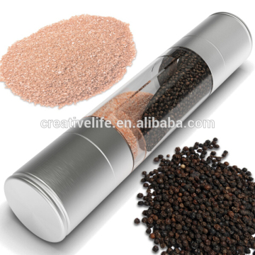 Highest Quality 2 in 1 Stainless Steel Salt Mill and Pepper Grinder