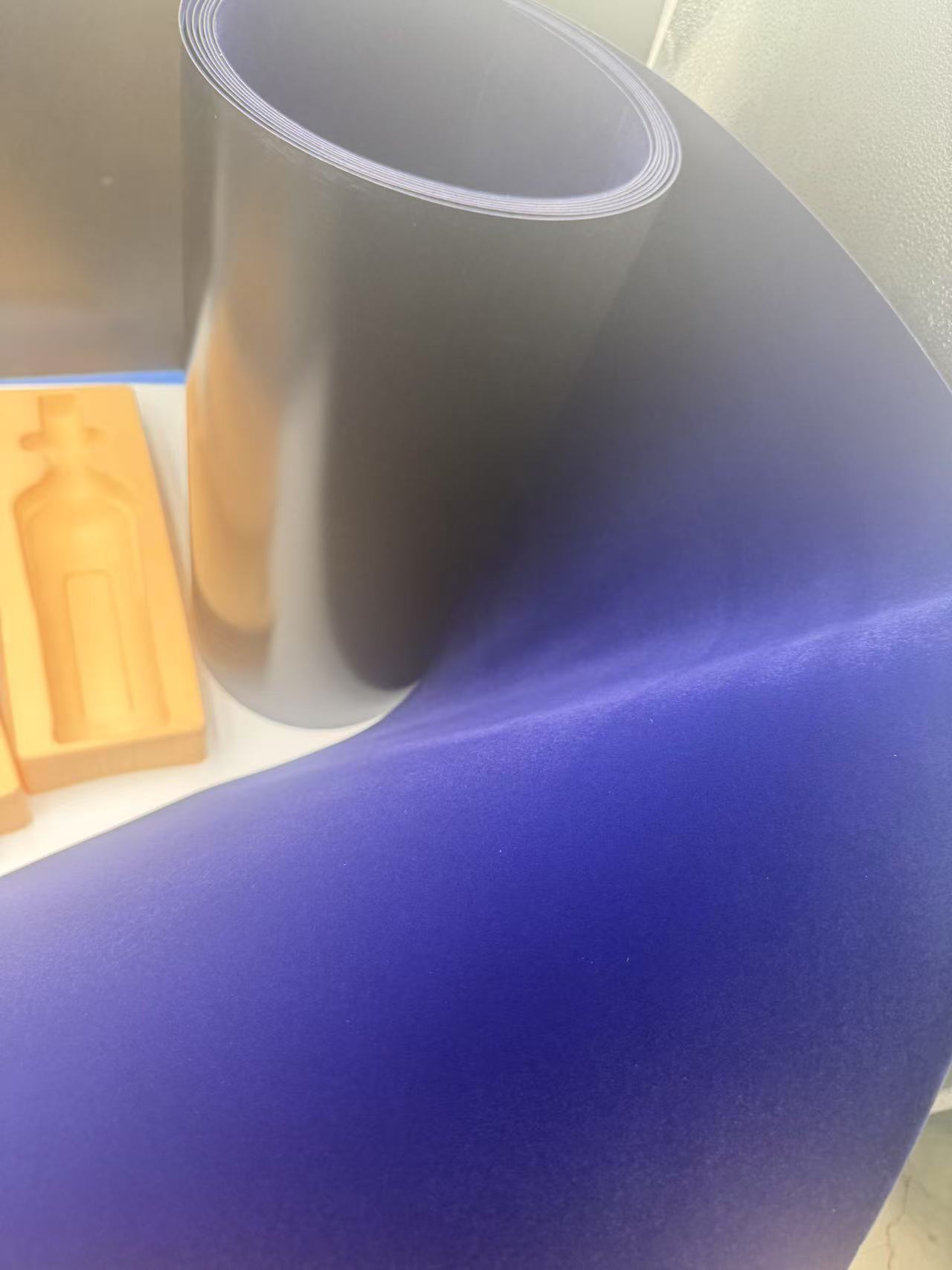 PVC/PS flocked film flocking technology