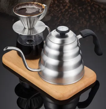 Tropical Thermometer Coffee Pot with Fine Mouth