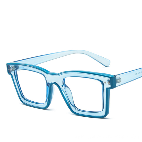 Simple Square Blue Light Blocking Fashion Eyeglasses