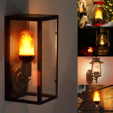 Flame Bulb E26 E27 LED Flame Effect Fire Light Bulbs for Decoration Lighting on Christmas Halloween Holiday Party