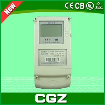 Three phase electrical prepaid IC smart card meter