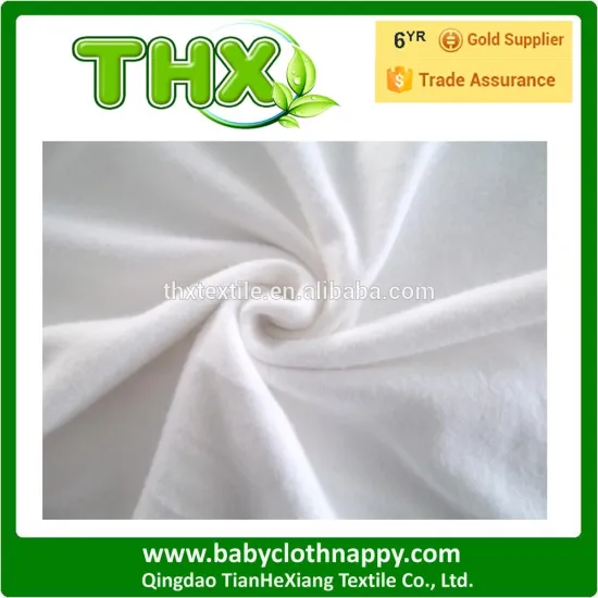 THX Eco-friendly Bamboo Cotton Fleece cloth LOW MOQ