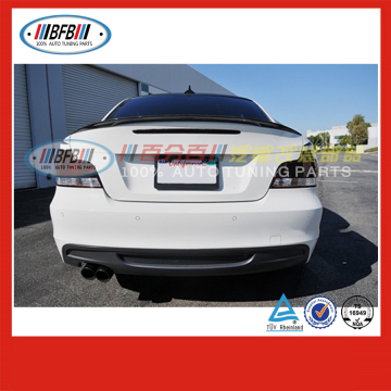 promotion black carbon fiber lip rear spoiler For Bmw E82 P Style 1 series 2007-2013