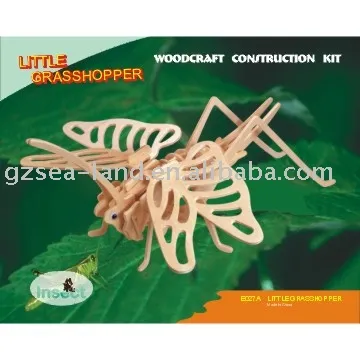Wooden Grasshopper toys