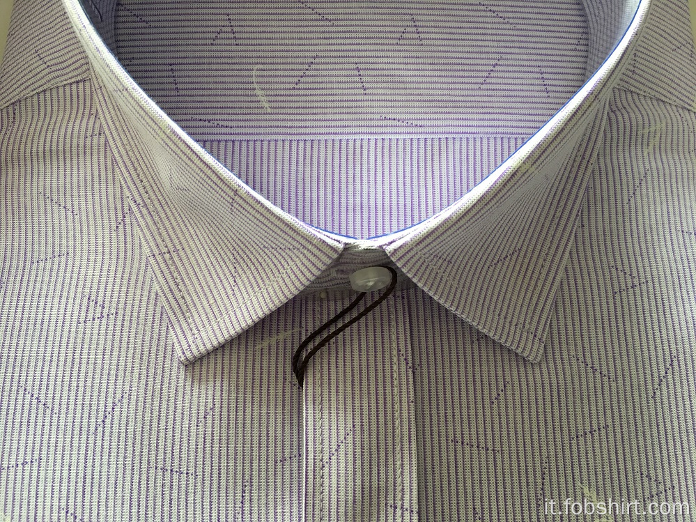 Camicia da lavoro tinta in filo di classe Hign