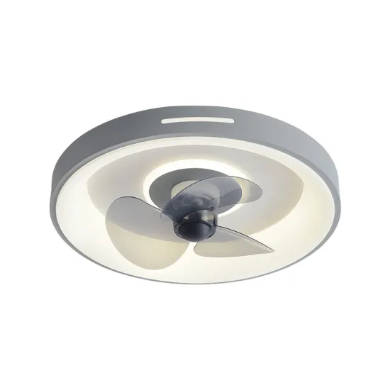 18 Inch LED Ceiling Fan Light with Remote Control - 220V AC Motor Multifunction Light Fan for Bedroom