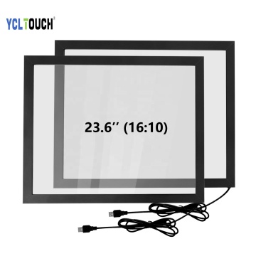 23.6 inch touch frame with glass