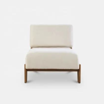 Schulte Slipper Chair: Modern Solid Wood Tufted Living Room Chair Factory Direct