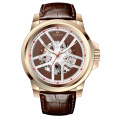 Wheels Shape Dial Automatic Mechanical Skeleton Watch