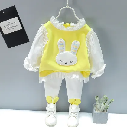 Wholesale Spring and Autumn Children's Clothing Sets: Girls' Sport Suits, Shirts & Pants