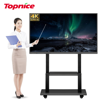 Topnice 98 Inches Interactive LCD Smart Board for Conferences and Teaching