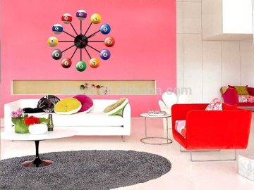 Diy Your Life Modern Design Novelty Pvc DIY Sticker Wall Clock For Home