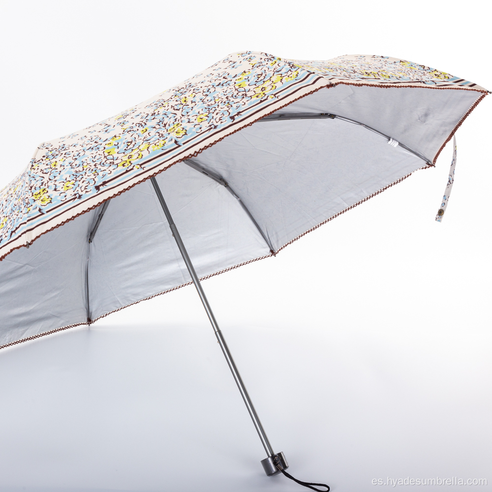 Paraguas plegable premium para mujer