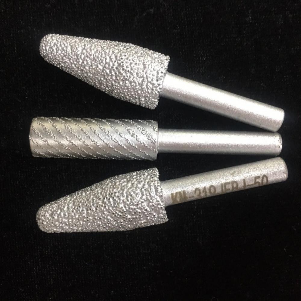 Brazed Diamond Grinding Bit with 1/4" Shank