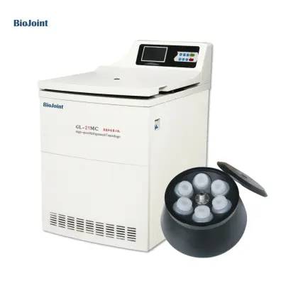 Large Capacity 8000rpm Refrigerated Bio-scientific Floor Type Centrifuge