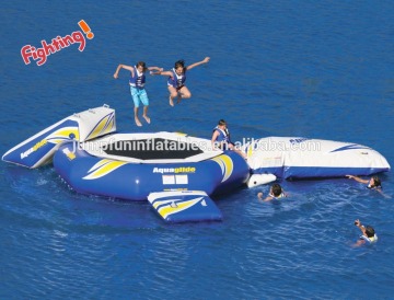 inflatable launcher,water blob,inflatable catapult with trampoline,inflatable water park