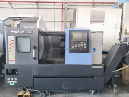 Doosan 2450M CNC Lathe Turning and Milling Center