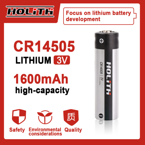 CR14505 بطارية يمكن التخلص منها 3V 1600MAH Limno2 بطارية