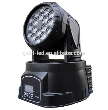 Disco 18PCS 3W Pro Lighting American DJ LED Moving Heads Wash Lights