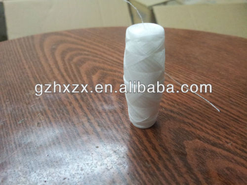 raw white 100% polyeste cocon bobbin thread 40s/2