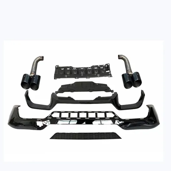 BMW X3 G01/G08 Rear Lip Spoiler and X3M Rear Spoiler with Four Exhaust Tips Modification Guide