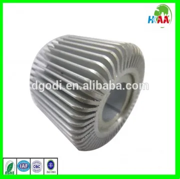 Aluminum extrusion heat sink for the CPU and Mainboard of the computer