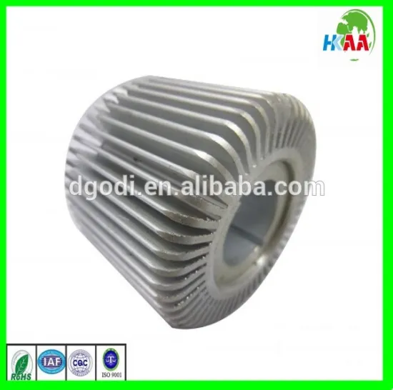 Aluminum extrusion heat sink for the CPU and Mainboard of the computer