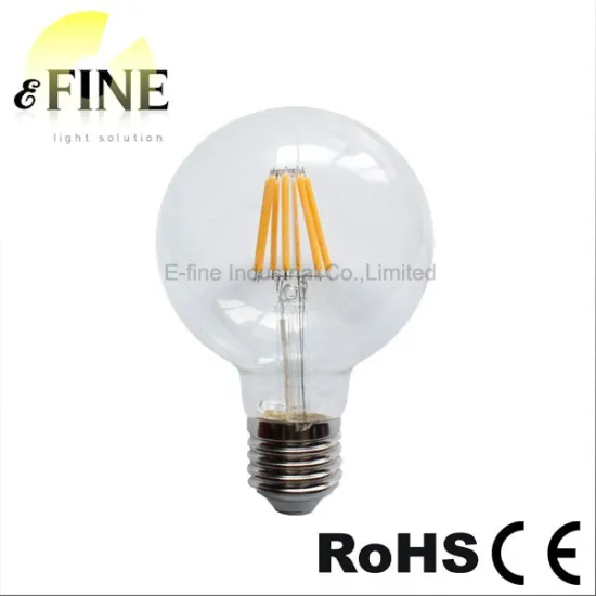 G80 led filament 8W E27 IC RC