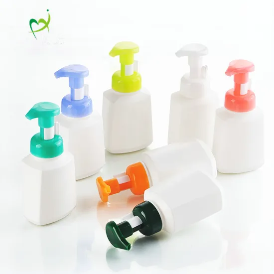 Clear PET hand wash plastic bottle with pp pump, 40ml-600ml foam pump bottle