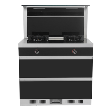 All-in-one Cookware Multifunctional Integrated Stove Range Hood With Frequency Conversion Household Disinfection Cabinet