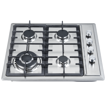 Stainless steel lpg gas stove hobs 4 burners