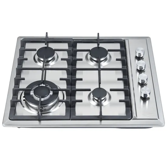 Stainless steel lpg gas stove hobs 4 burners