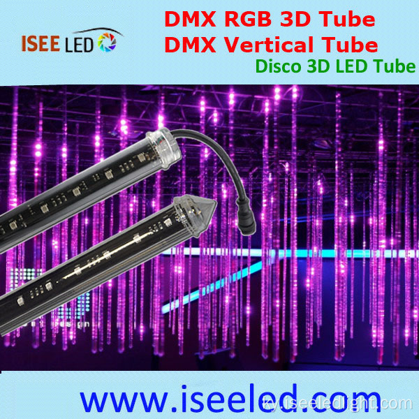 20см диаметри 3D Led Tube DMX контролдоо