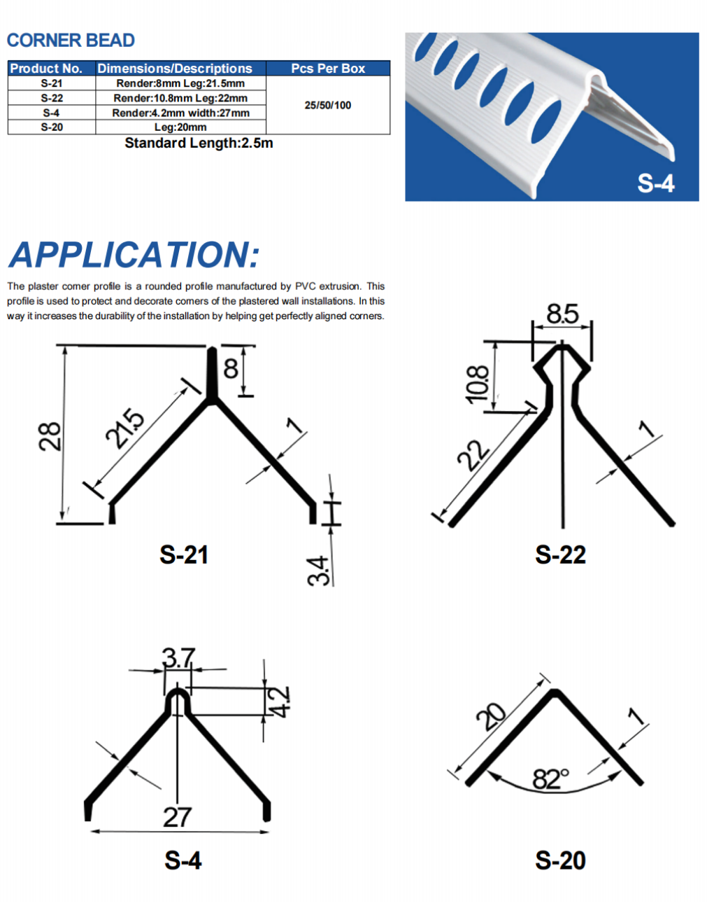 Beautiful and practical PVC corner protectors