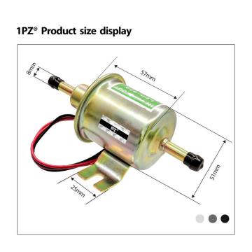 Bomba de combustible eléctrica de gasolina diesel HEP-02A 12V 24V