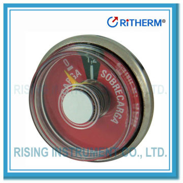(1187025)Fire extinguisher pressure gauge with Stainless steel case