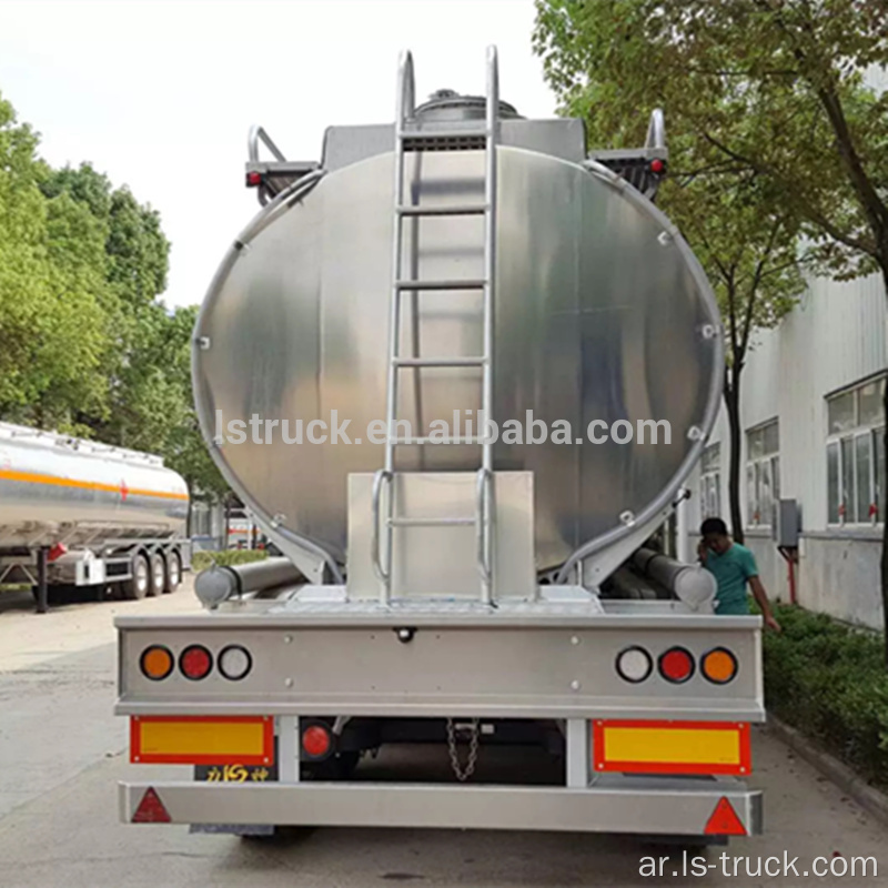 ADR standard Aluminum Fuel tank trailer