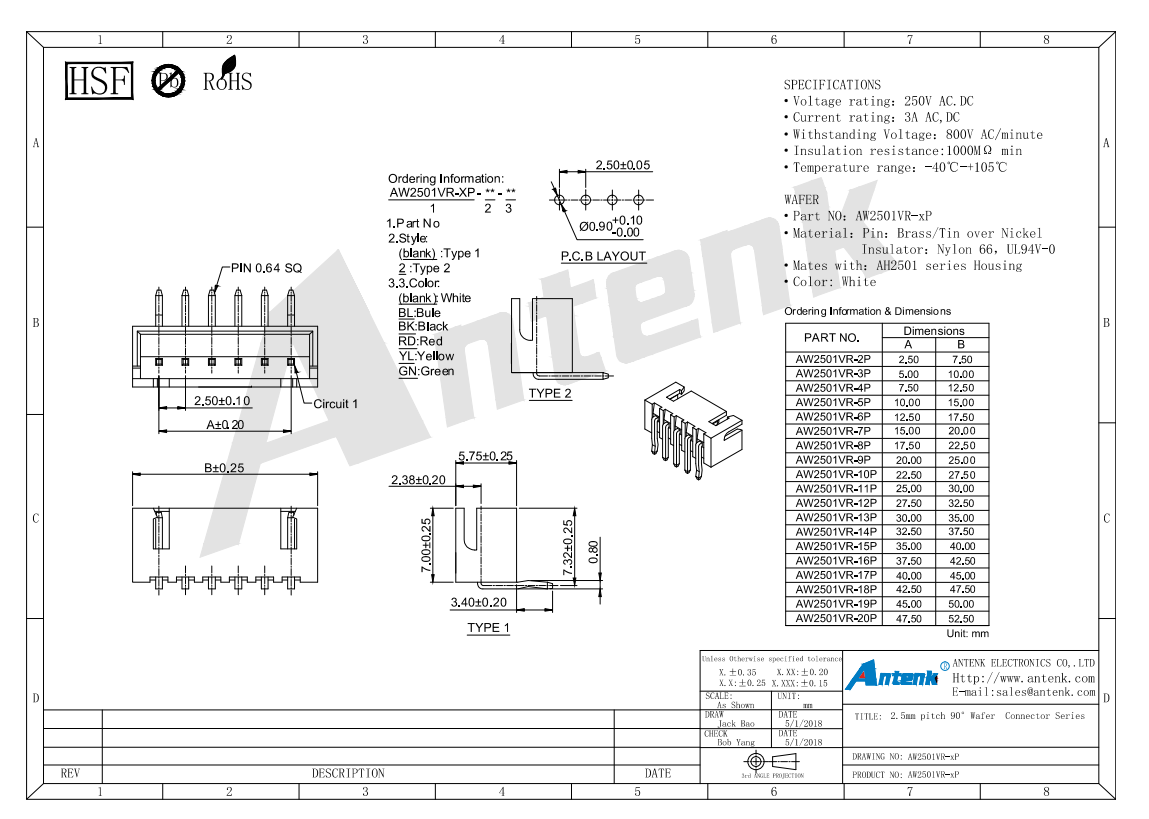 AW2501VR-2P