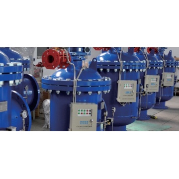 Self-Cleaning Filter with Bottom-In Side-Out Brush Type