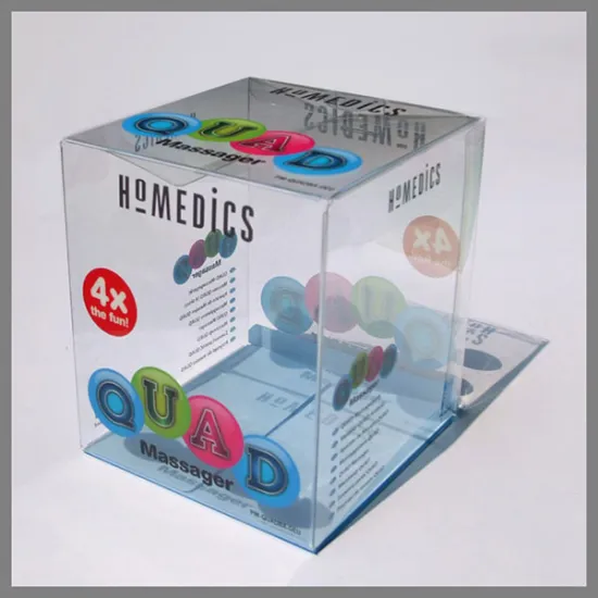 Wholesale cheap new custom printed square clear plastic pvc gifts box for candy