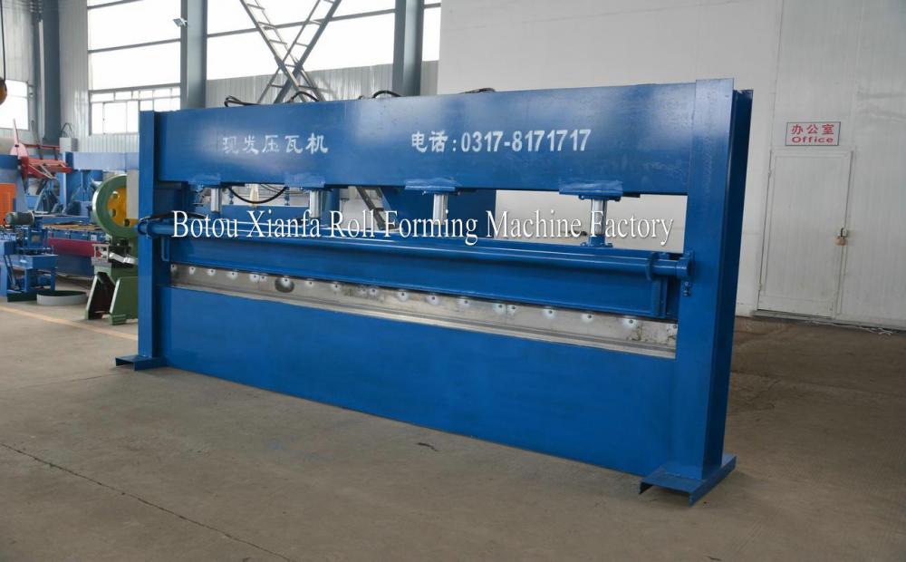 Galvanized Steel Sheet Hydraulic Roof Panel Bending Machine