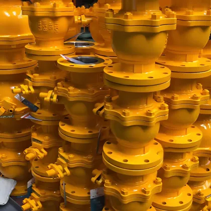 Natural Gas Fireproof Ammonia Flange Ball Valve